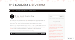 Desktop Screenshot of loudestlibrarian.com